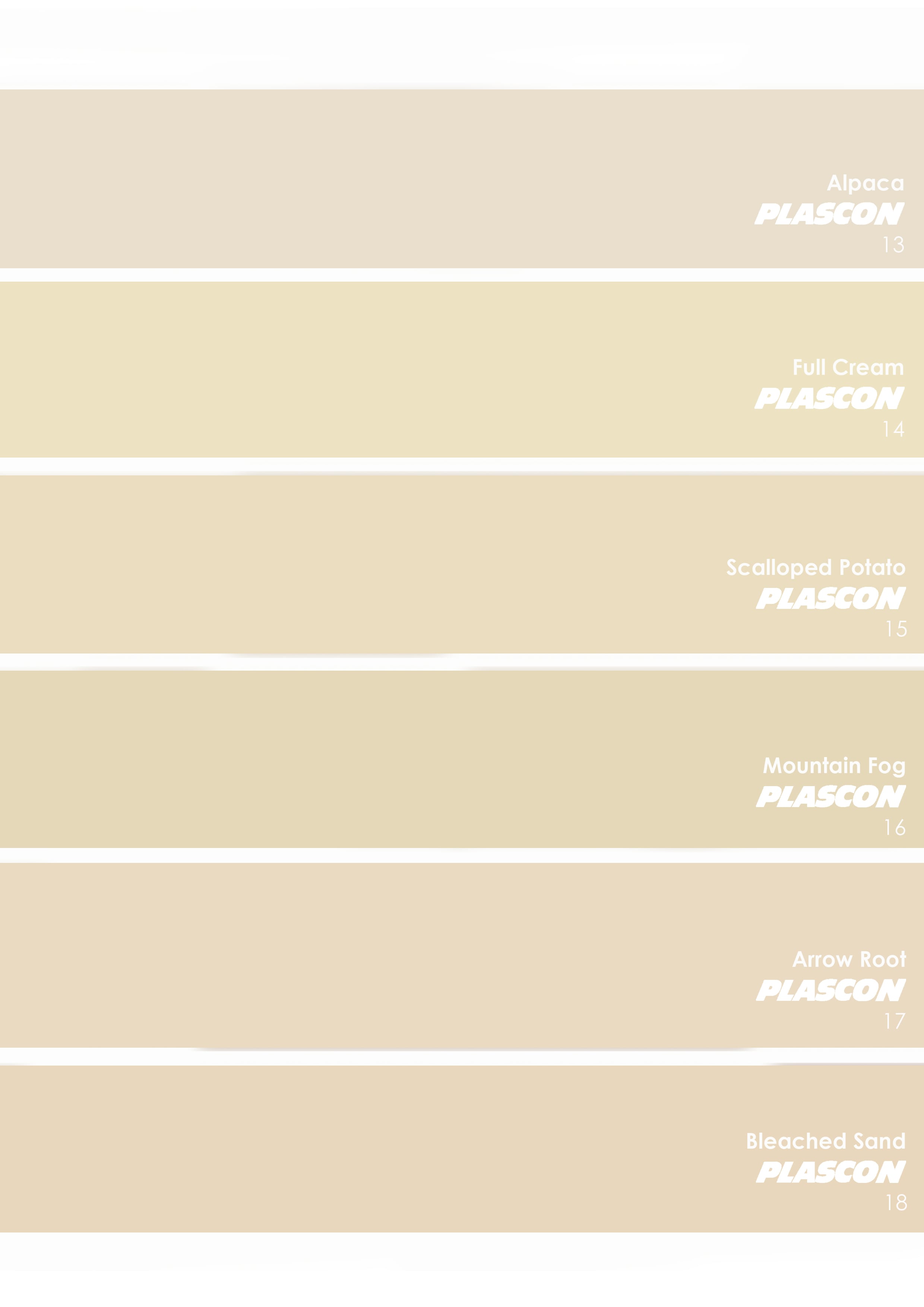 Plascon Enamel Colour Chart