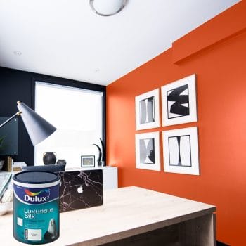 Dulux Luxurious Silk - (orange color swatch variations)