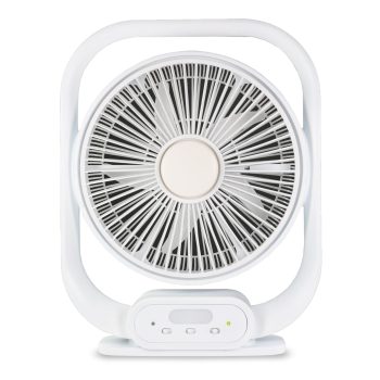 Academy - 12"/ 30CM 220v Rechargeable Fan - AC/DC Operated