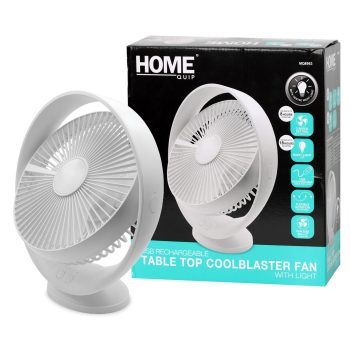 Academy - 8"/ 20CM USB Rechargeable Fan With 3 Speeds
