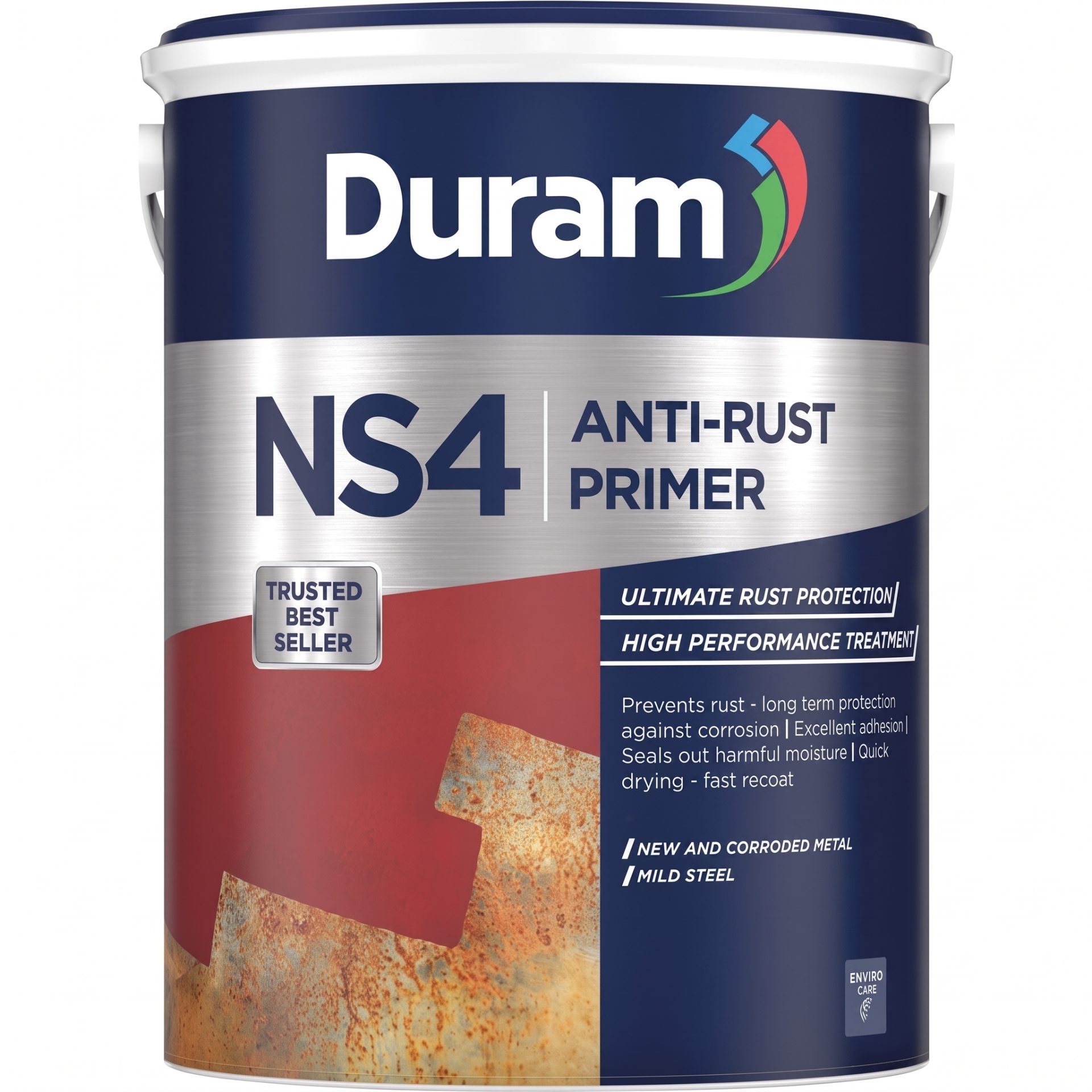 DURAM - NS4 - Anti - Rust - WHITE - 5LT
