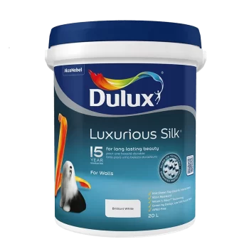 Dulux Luxurious Silk - (white color swatch variations)